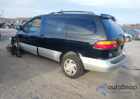 2000 Toyota Sienna Xle z USA, uszkodzony, nr VIN 4T3ZF13C7YU299172